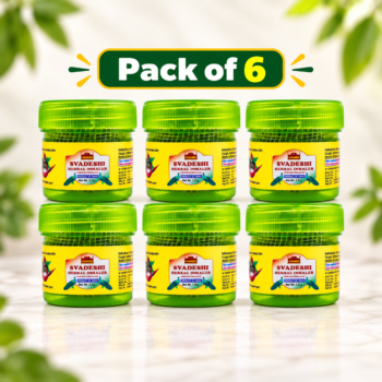 Svadeshi Herbal Inhaler 1.5 g (Pack of 6)