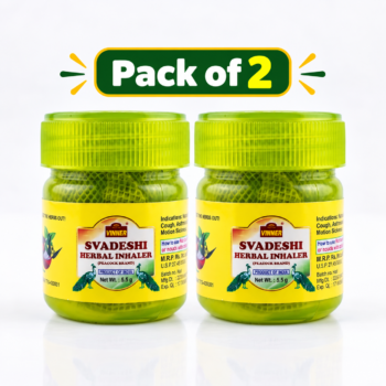 Svadeshi Herbal Inhaler 5.5 g (Pack of 2)
