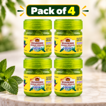 Svadeshi Herbal Inhaler 5.5 g (Pack of 4)